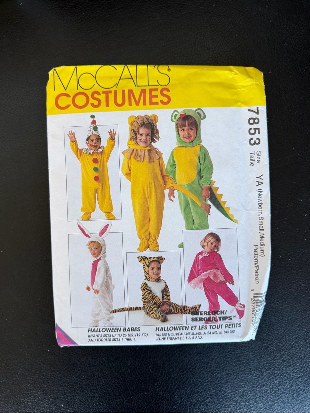 McCall’s Kids Sewing Costume Pattern